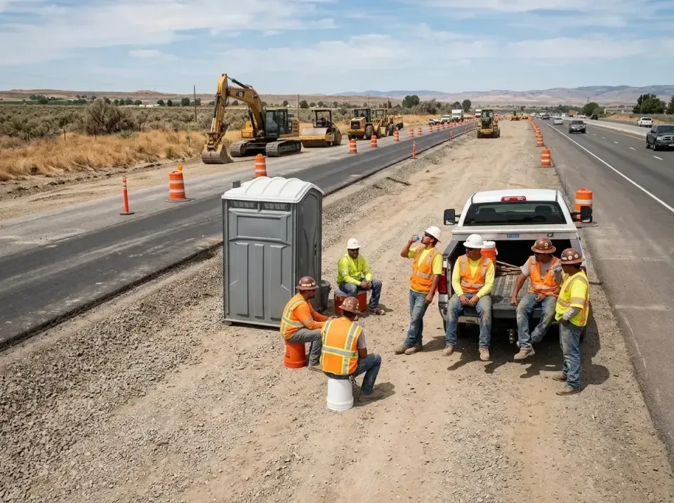 highway-road-construction-crew-007 — frequently asked questions, Porta Potty and Restroom Rentals in South Greeley, WY